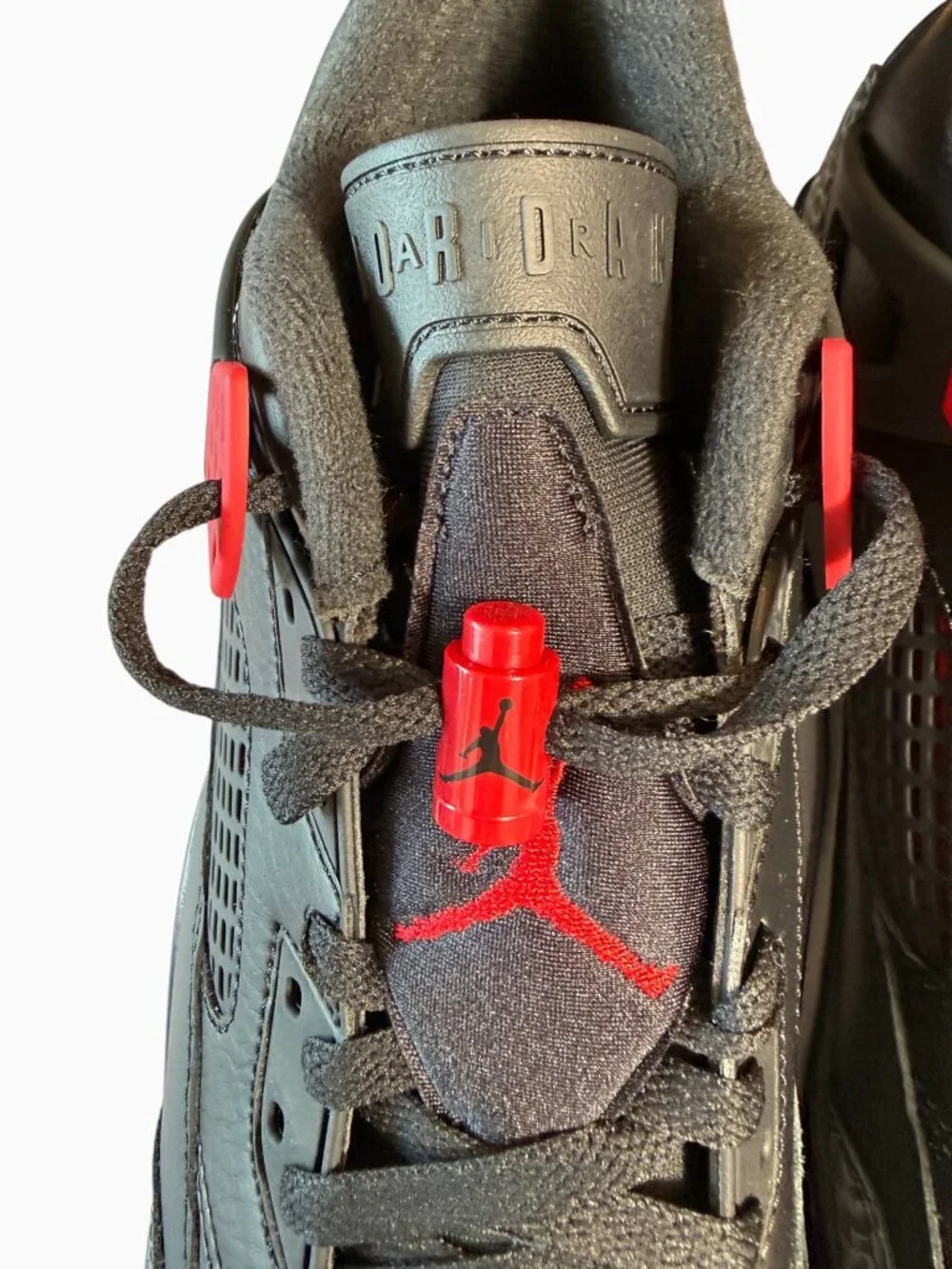 NEW Jordan Spizike Low Bred Black Gym Red Cool Grey Men's Size 11